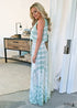 Tie Dye Pattern Boho Maxi Dress Ember